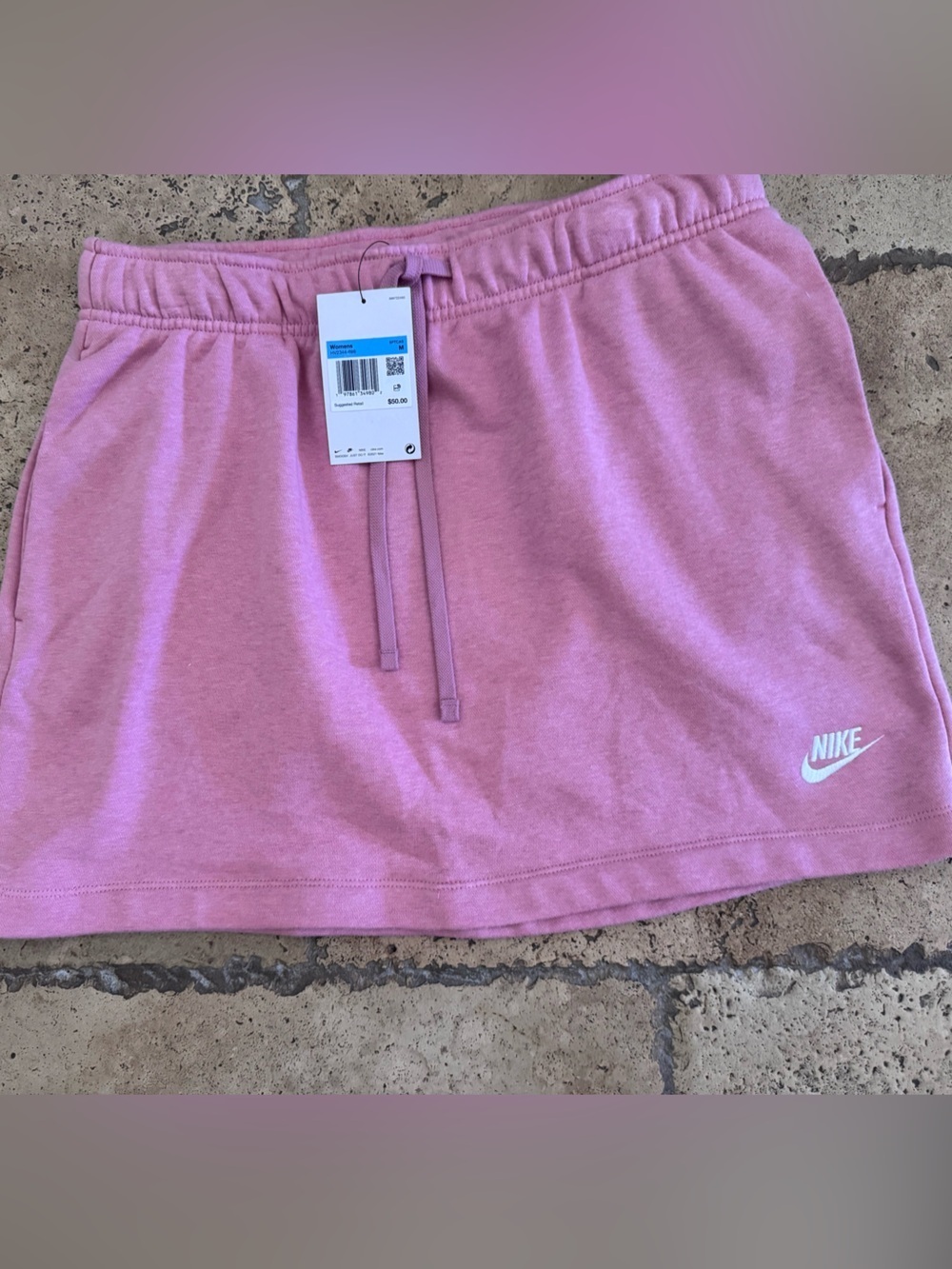 NWT-Nike Women's Sportswear Club Fleece Mid Rise Skirt-SZ M
